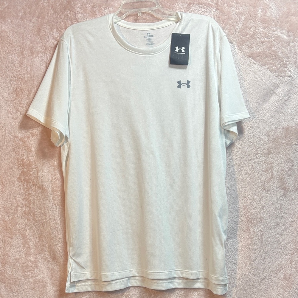 Under Armour Men's Light Gray Short Sleeve Tee